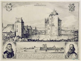 arrival of De Groot at state prison Loevestein Castle