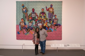 artist Bisa Butler and her husband John