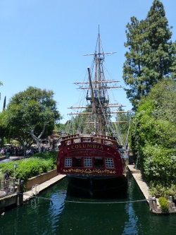 disneyland california ship