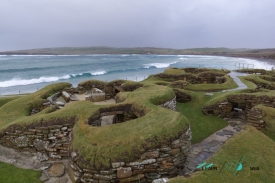 neolithic construction at Skara Brae Scotland