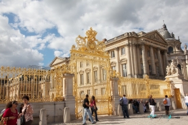 out of the Palace of Versailles