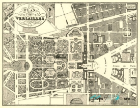 plan of the Palace of Versailles