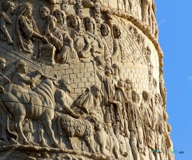 relief from Trajan Column in Rome