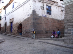 street inca corner Cusco