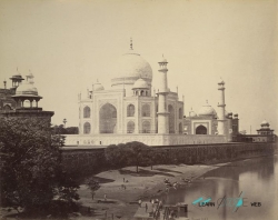 taj mahal india agra old imagen