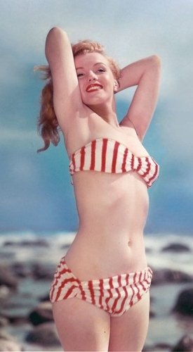 woman bikini color